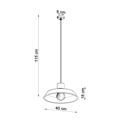 Lampa wisząca AFRA SOLLUX SL.0282