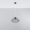 Lampa wisząca UMBERTO czarna SOLLUX SL.0294