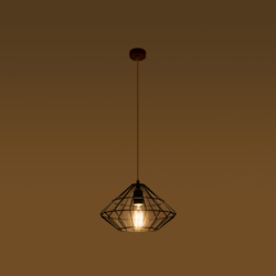 Lampa wisząca UMBERTO czarna SOLLUX SL.0294