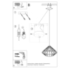 Lampa wisząca UMBERTO czarna SOLLUX SL.0294