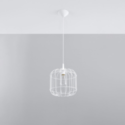 Lampa wisząca CELTA biała SOLLUX SL.0295