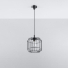 Lampa wisząca CELTA czarna SOLLUX SL.0296