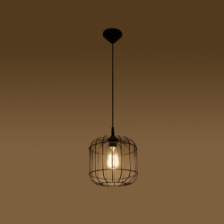Lampa wisząca CELTA czarna SOLLUX SL.0296