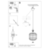 Lampa wisząca CELTA czarna SOLLUX SL.0296