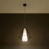 Lampa wisząca DEMI czarna SOLLUX SL.0298
