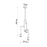 Żyrandol DUOMO 3M SOLLUX SL.0302
