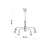 Żyrandol DUOMO 5 SOLLUX SL.0304