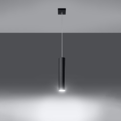 Lampa wisząca LAGOS 1 czarny SOLLUX SL.0327