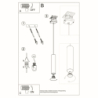 Lampa wisząca LAGOS 1 czarny SOLLUX SL.0327