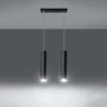 Lampa wisząca LAGOS 2 czarny SOLLUX SL.0328