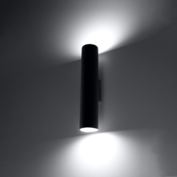 Kinkiet LAGOS 2 czarny SOLLUX SL.0330