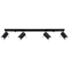 Plafon RING 4L czarny SOLLUX SL.0332