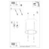Plafon INEZ czarny SOLLUX SL.0356