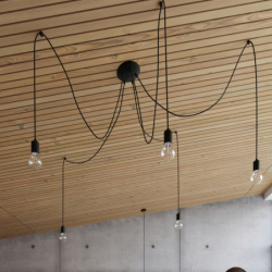 Lampa wisząca EDISON 1 LONG czarny SOLLUX SL.0369