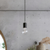Lampa wisząca EDISON 1 LONG czarny SOLLUX SL.0369