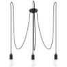 Żyrandol EDISON 3 czarny SOLLUX SL.0370