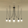 Żyrandol EDISON 5 czarny SOLLUX SL.0371