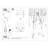 Żyrandol EDISON 5 czarny SOLLUX SL.0371