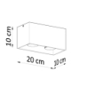Plafon QUAD MAXI biały SOLLUX SL.0380