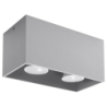 Plafon QUAD MAXI szary SOLLUX SL.0382
