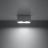 Plafon QUAD MAXI szary SOLLUX SL.0382