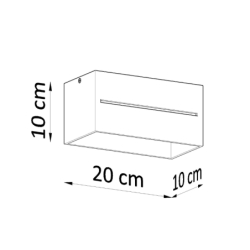 Plafon LOBO MAXI szary SOLLUX SL.0385