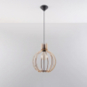Lampa wisząca ARANCIA naturalne drewno SOLLUX SL.0391