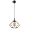 Lampa wisząca POMPELMO naturalne drewno SOLLUX SL.0393