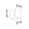 Plafon PIXAR szary SOLLUX SL.0399