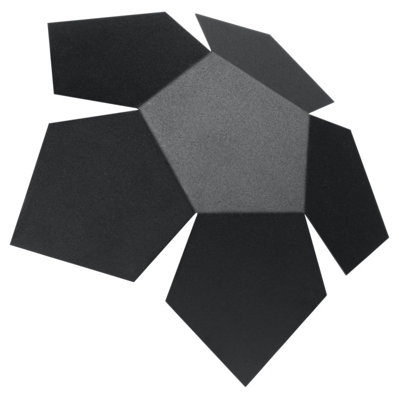 Kinkiet PENTA czarny SOLLUX SL.0423