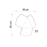 Kinkiet TRE czarny SOLLUX SL.0425