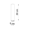 Plafon LAGOS 30 czarny SOLLUX SL.0436