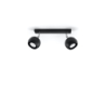 Plafon OCULARE 2 czarny SOLLUX SL.0444