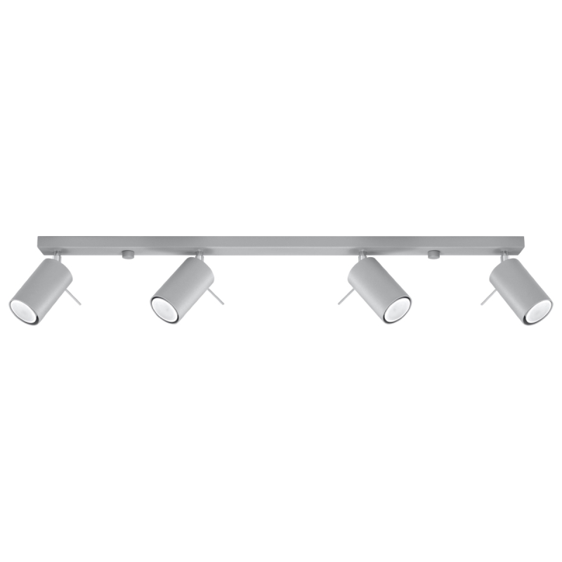 Plafon RING 4L szary SOLLUX SL.0453