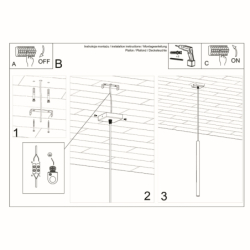 Lampa wisząca PASTELO 1 biała SOLLUX SL.0465