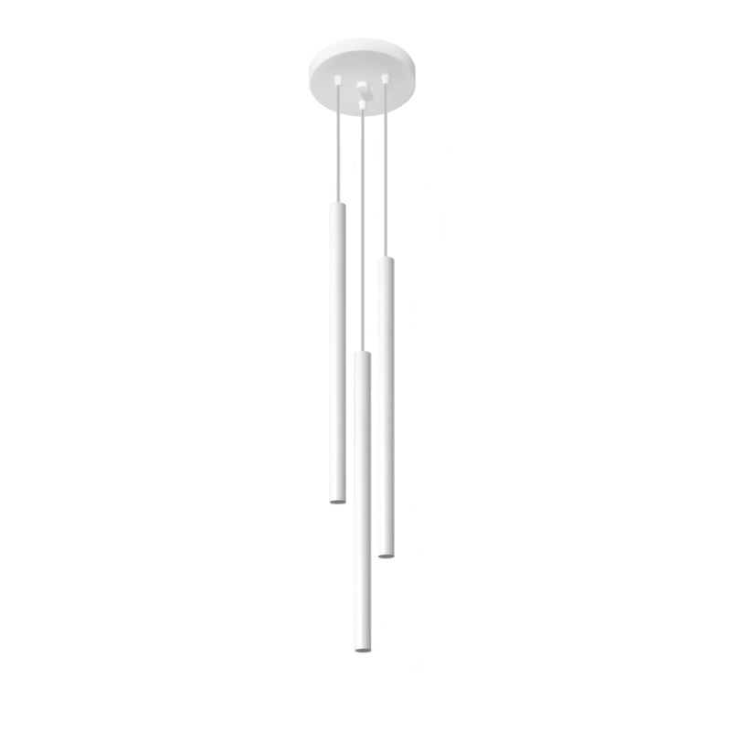 Lampa wisząca PASTELO 3P biała SOLLUX SL.0467