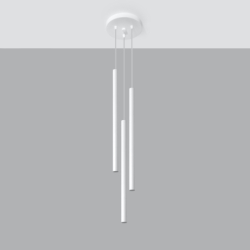 Lampa wisząca PASTELO 3P biała SOLLUX SL.0467