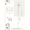 Lampa wisząca PASTELO 3P czarna SOLLUX SL.0471