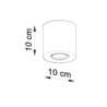 Plafon ORBIS beton SOLLUX SL.0488