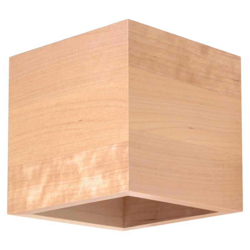 Kinkiet QUAD naturalne drewno SOLLUX SL.0491