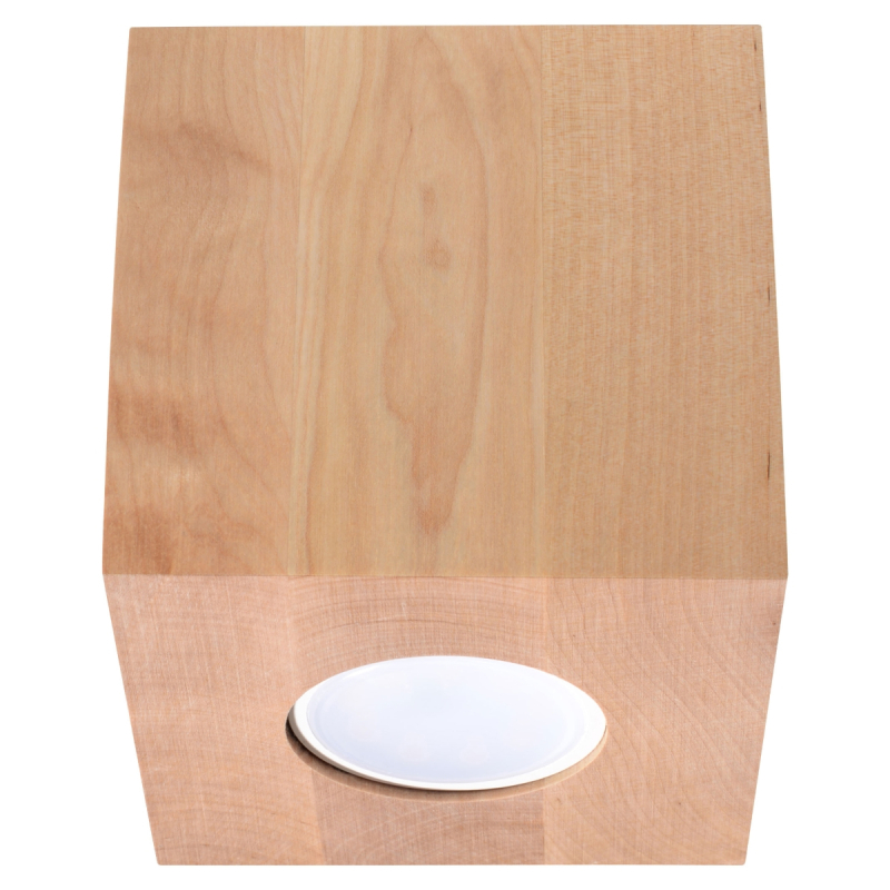 Plafon QUAD naturalne drewno SOLLUX SL.0493