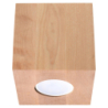 Plafon QUAD naturalne drewno SOLLUX SL.0493