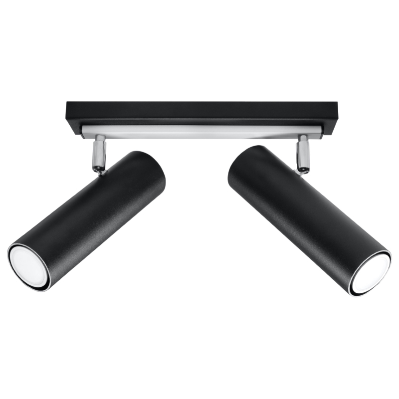 Plafon DIREZIONE 2 czarny SOLLUX SL.0500