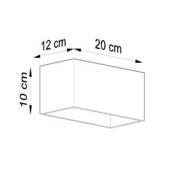 Kinkiet QUAD MAXI biały SOLLUX SL.0525