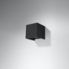 Kinkiet LUCA czarny LED IP54 SOLLUX SL.0545