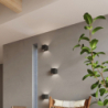 Kinkiet LUCA czarny LED IP54 SOLLUX SL.0545