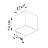 Kinkiet QUAD 1 antracyt SOLLUX SL.0565