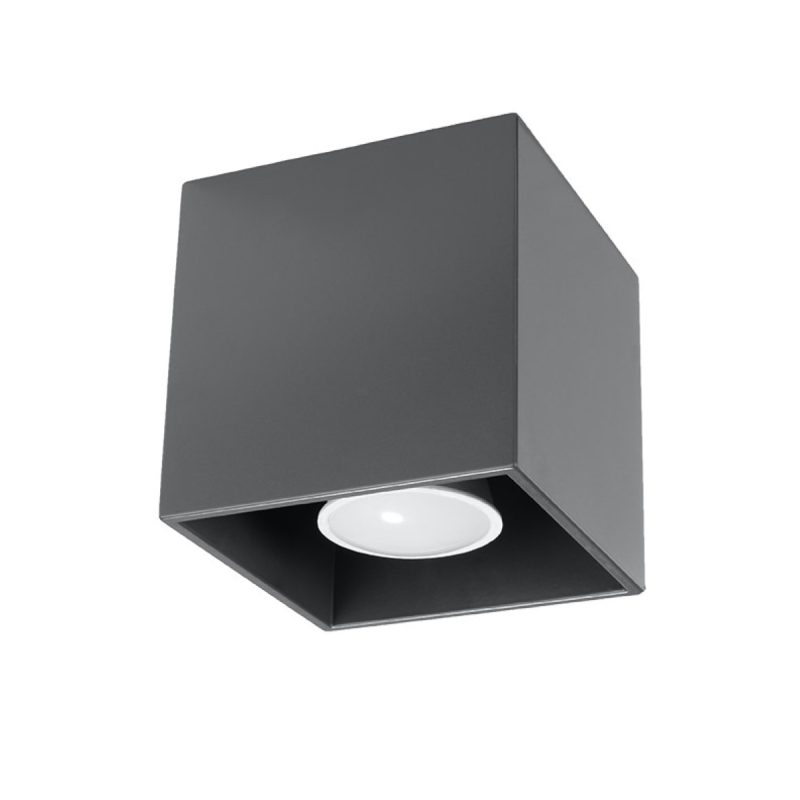 Plafon QUAD 1 antracyt SOLLUX SL.0567
