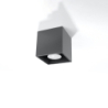 Plafon QUAD 1 antracyt SOLLUX SL.0567