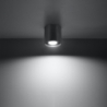 Plafon ORBIS 1 antracyt SOLLUX SL.0568